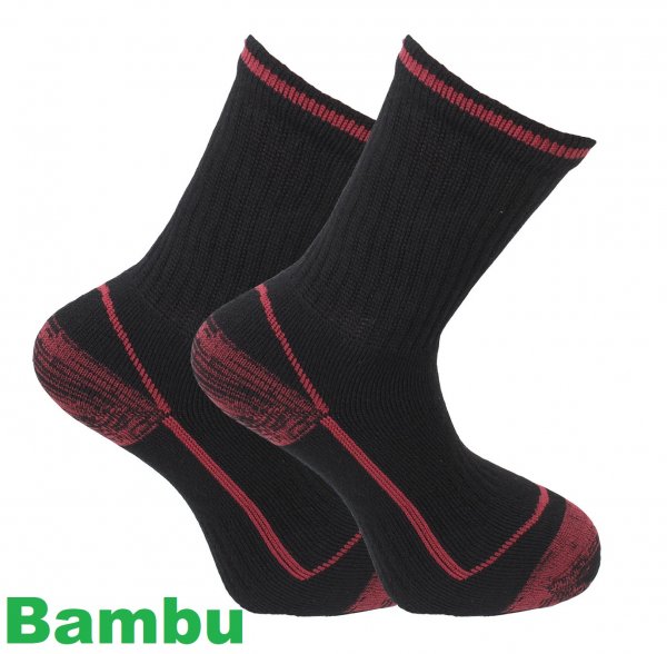 AT WORK BAMBU ARBETSSTRUMPA GROV