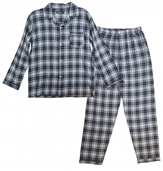 Berga Flanell pyjamas stl. S - 6XL