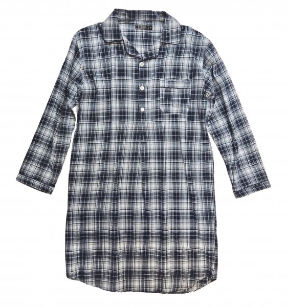 Berga Nattsjkjorta i flanell stl. S - 6XL