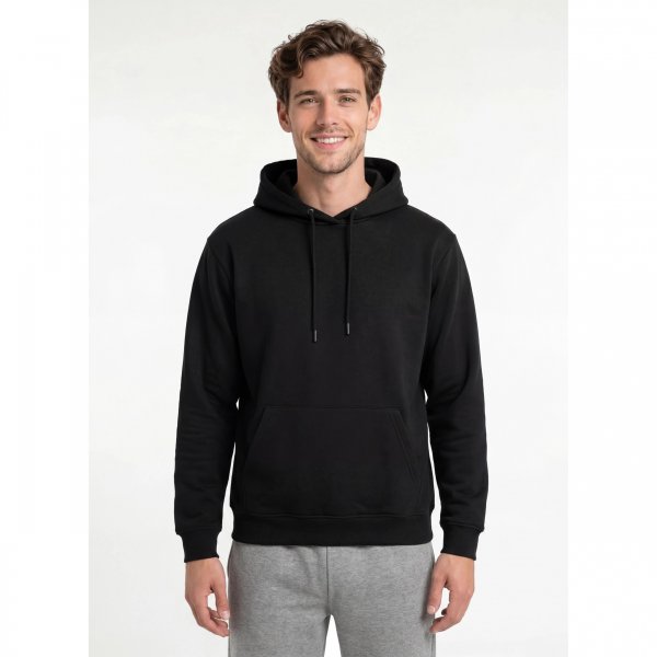 Revival Hoodie huvtröja svart stl. 3XL - 5XL
