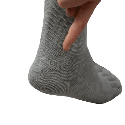 The sock for you Tåstrumpa med häl