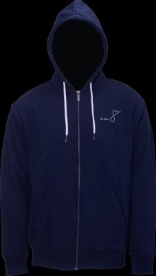No.8 Hoodie med zip